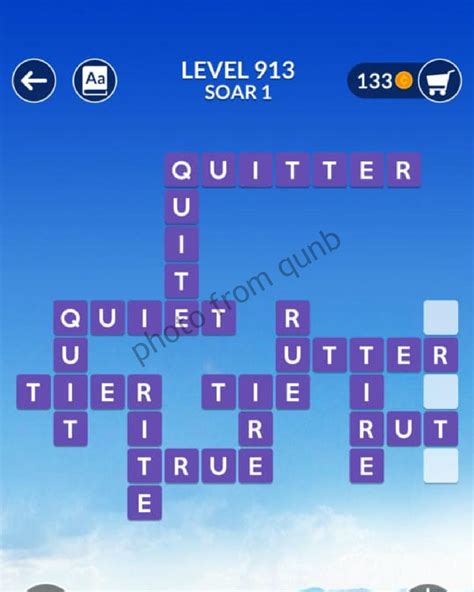 Wordscapes Level 913 Answers [ + Bonus Words ] .